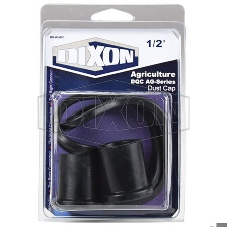 Dixon 1/2 ISO-A DUST CAP X2 RETAIL PACKAGED RD-K4DC
